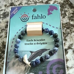 Fahlo Coastal Blue Dolphin Tracking Bracelet